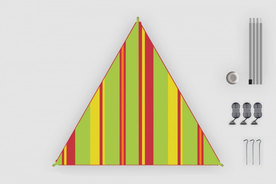 Тент High Peak Bent Caribbean Canvas AO Stripe Lime Punch (50008) Тент High Peak Bent Caribbean Canvas AO Stripe Lime Punch (50008)