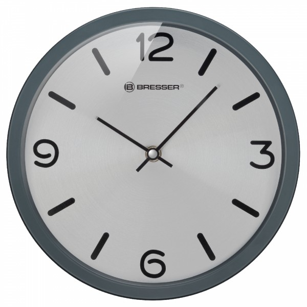 Часы настенные Bresser MyTime Silver Edition Digit Grey (8020316MSN000) Часы настенные Bresser MyTime Silver Edition Digit Grey (8020316MSN000)