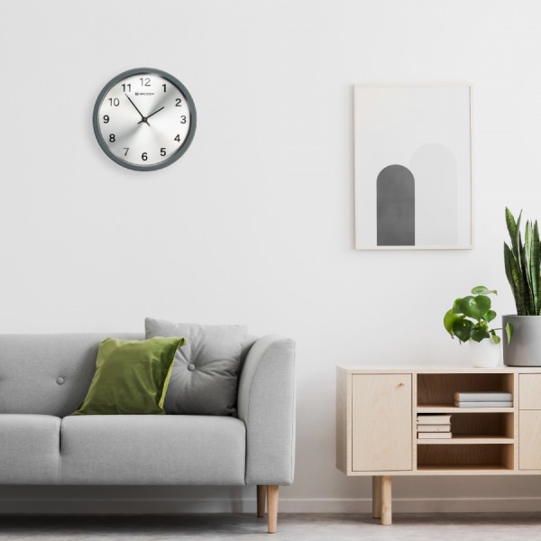 Часы настенные Bresser MyTime Silver Edition Symbol Matte Graphite (8020314UJT000) Часы настенные Bresser MyTime Silver Edition Symbol Matte Graphite (8020314UJT000)