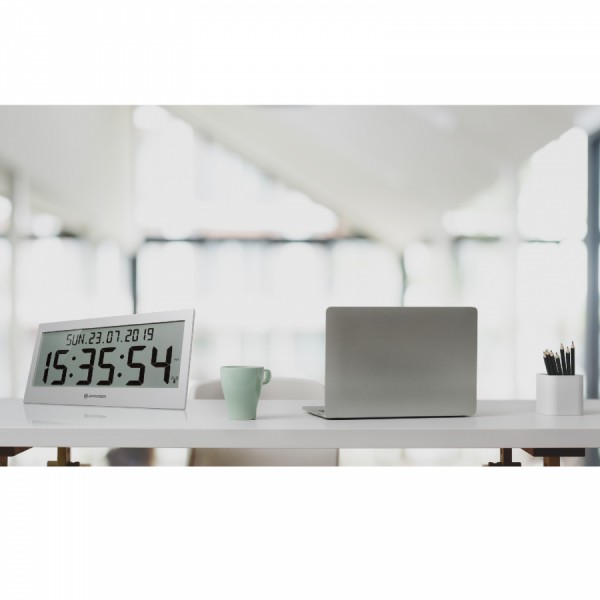 Часы настенные Bresser Jumbo LCD Grey (7001802QT5000) Часы настенные Bresser Jumbo LCD Grey (7001802QT5000)