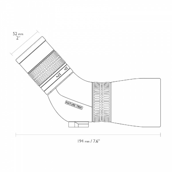 Подзорная труба Hawke Nature Trek 9-27x56/45 WP (55210) Подзорная труба Hawke Nature Trek 9-27x56/45 WP (55210)