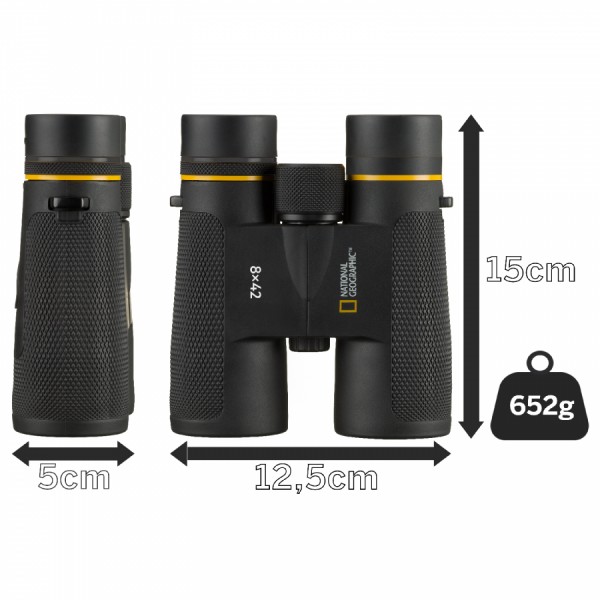 Бінокль National Geographic ALU 8x42 (9076300) Бінокль National Geographic ALU 8x42 (9076300)