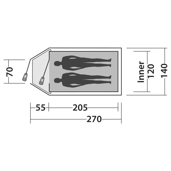 Намет Easy Camp Quasar 200 Teal Green Намет Easy Camp Quasar 200 Teal Green