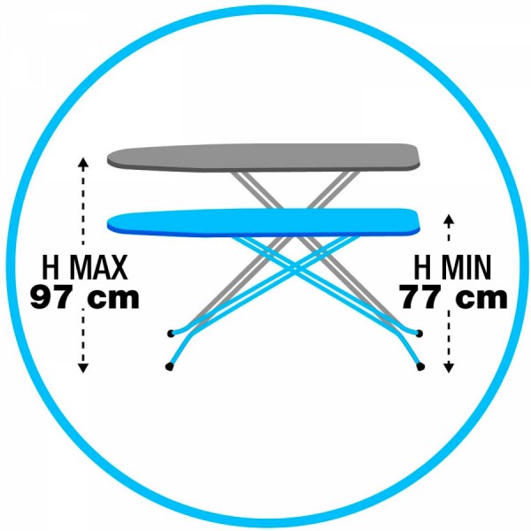 Дошка прасувальна Gimi Golden 130x44 см Lavanda Дошка прасувальна Gimi Golden 130x44 см Lavanda