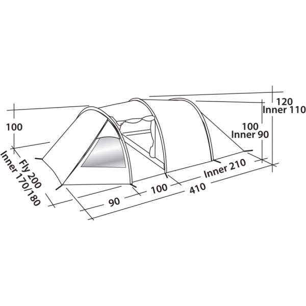 Намет Easy Camp Spirit 300 Teal Green Намет Easy Camp Spirit 300 Teal Green