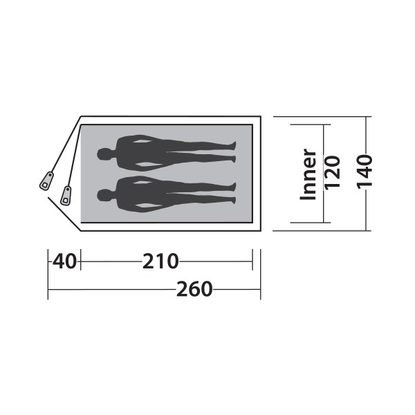 Намет Easy Camp Meteor 200 Teal Green Намет Easy Camp Meteor 200 Teal Green