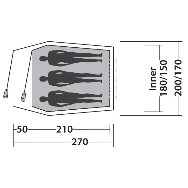 Намет Easy Camp Energy 300 Teal Green Намет Easy Camp Energy 300 Teal Green