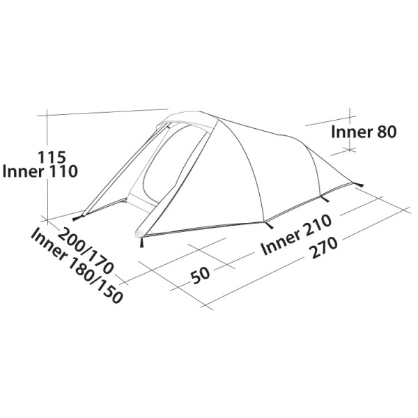 Намет Easy Camp Energy 300 Gold Red Намет Easy Camp Energy 300 Gold Red