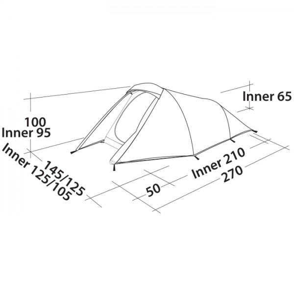 Намет Easy Camp Energy 200 Teal Green Намет Easy Camp Energy 200 Teal Green