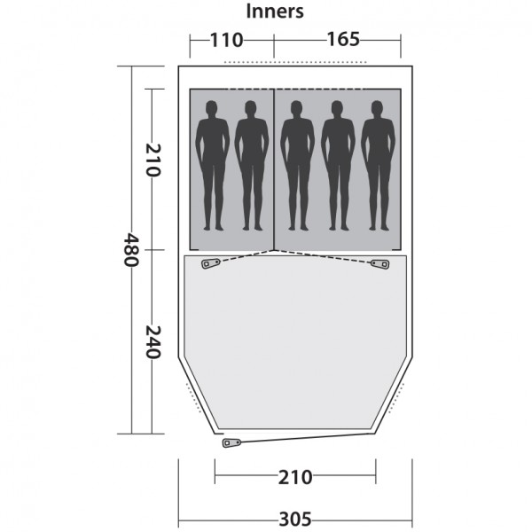 Намет Easy Camp Huntsville 500 Red Намет Easy Camp Huntsville 500 Red
