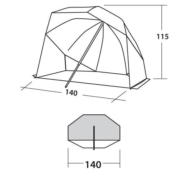 Намет Easy Camp Coast 50 Ocean Blue Намет Easy Camp Coast 50 Ocean Blue