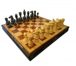 Шахи ручної роботи Лотос темні (55х55см) NS-SH12 Шахи ручної роботи Лотос темні (55х55см) NS-SH12