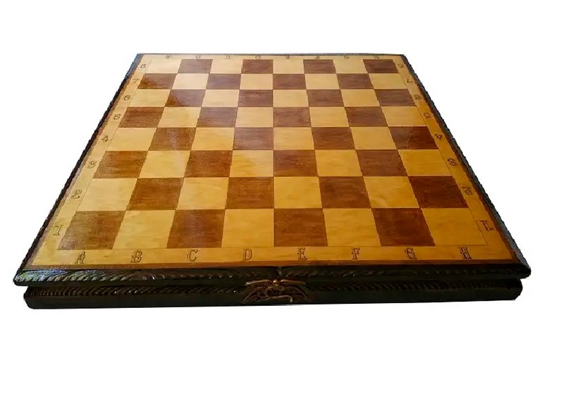 Шахи ручної роботи Лотос темні (55х55см) NS-SH12 Шахи ручної роботи Лотос темні (55х55см) NS-SH12