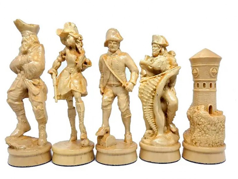 Шахи ручної роботи - Пірати Карибського моря Шахи ручної роботи - Пірати Карибського моря