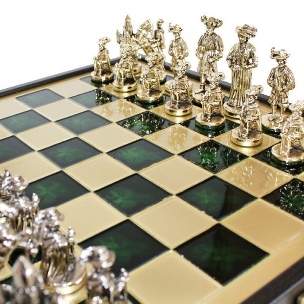 Шахи Мушкетери Manopoulos 40х40 см зелені Шахи Мушкетери Manopoulos 40х40 см зелені