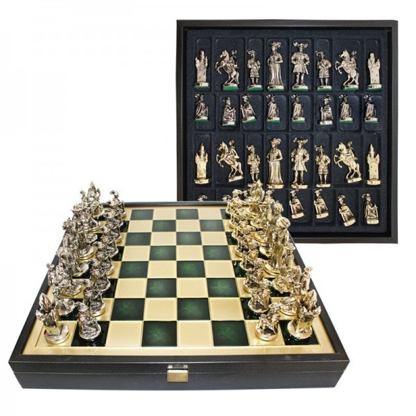 Шахи Мушкетери Manopoulos 40х40 см зелені Шахи Мушкетери Manopoulos 40х40 см зелені