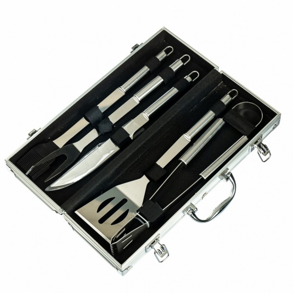Набор для барбекю в кейсе на 5 предметов Набор для барбекю в кейсе на 5 предметов