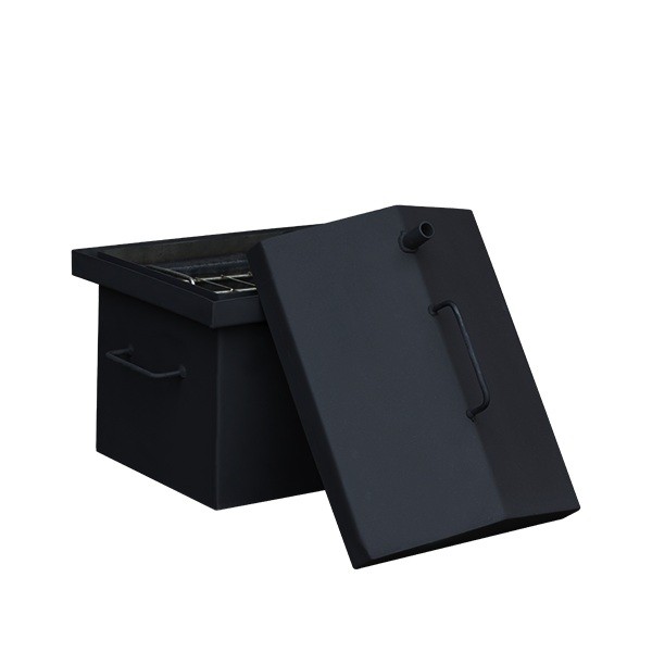 Коптильня гарячого копчення мала з кришкою будиночком та фарбуванням 380x320x360 Коптильня гарячого копчення мала з кришкою будиночком та фарбуванням 380x320x360