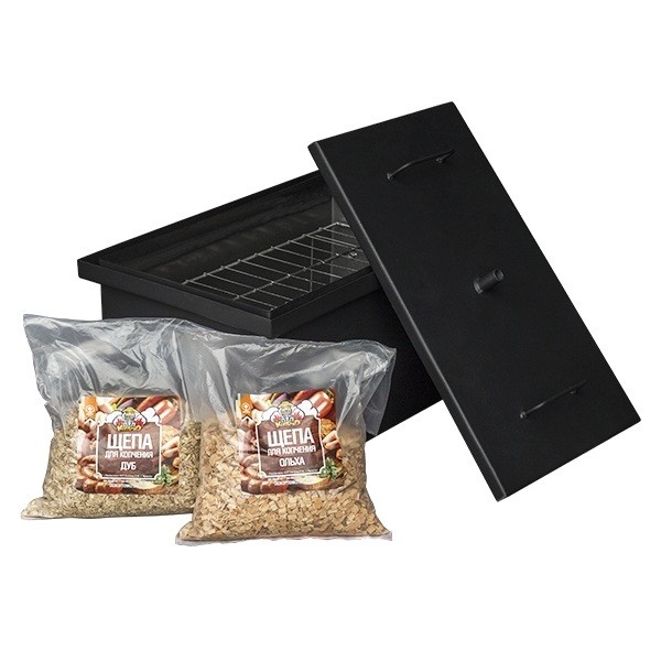 Коптильня гарячого копчення середня з фарбуванням 590x360x320 Коптильня гарячого копчення середня з фарбуванням 590x360x320