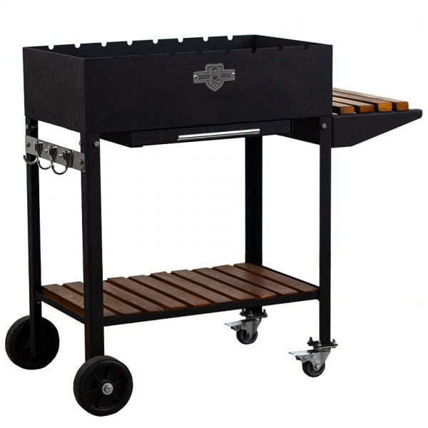 Мангал стаціонарний комфорт на 8 шампурів 810х340х720 Мангал стаціонарний комфорт на 8 шампурів 810х340х720