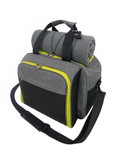 Набор для пикника TE-420 Picnic серый с черным Набор для пикника TE-420 Picnic серый с черным