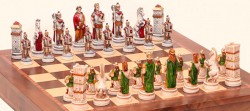 Шахматные Фигуры - "Battaglia Romani Barbari" (Medium Size) / "Бой Римлян С Варварами" 