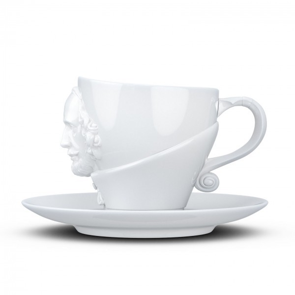 Фарфоровая Чашка с блюдцем Tassen Вильям Шекспир Фарфоровая Чашка с блюдцем Tassen Вильям Шекспир