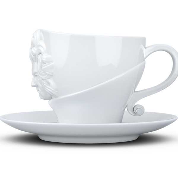 Фарфоровая Чашка с блюдцем Tassen Людвиг ван Бетховен Фарфоровая Чашка с блюдцем Tassen Людвиг ван Бетховен