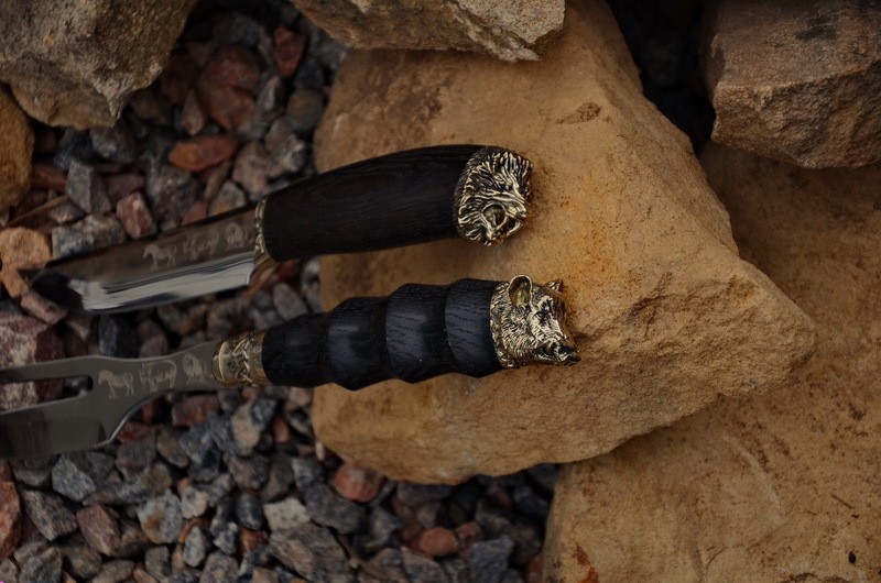 Набор шампуров ручной работы Сафари в кейсе Набор шампуров ручной работы Сафари в кейсе