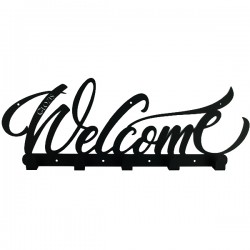 Вішалка настінна Glozis Welcome Black Вішалка настінна Glozis Welcome Black