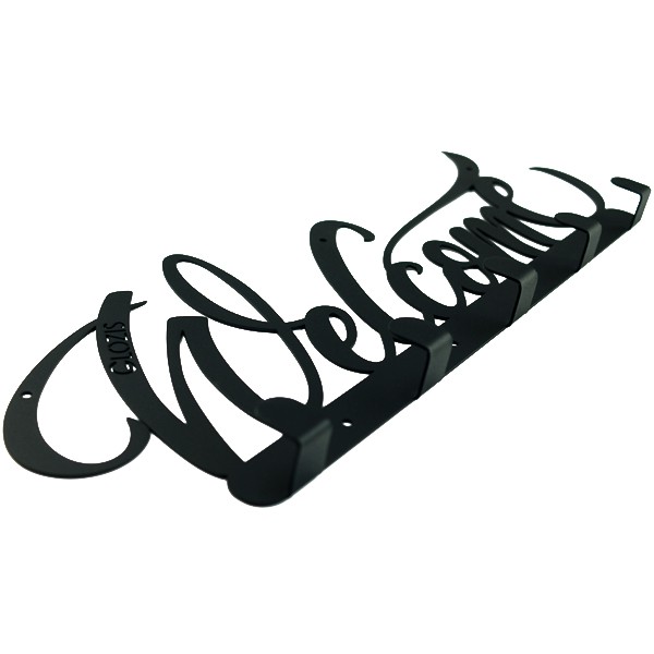 Вішалка настінна Glozis Welcome Black Вішалка настінна Glozis Welcome Black