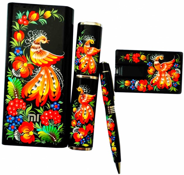 Подарочный набор «Премиум»: ежедневник в кожаном переплете, металлическая ручка в футляре, Xiaomi Power Bank, флеш-карта Подарочный набор «Премиум»: ежедневник в кожаном переплете, металлическая ручка в футляре, Xiaomi Power Bank, флеш-карта