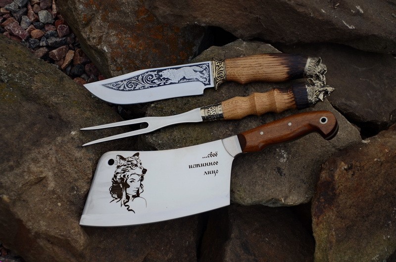 Набор авторских шампуров в кейсе Волчицы Набор авторских шампуров в кейсе Волчицы