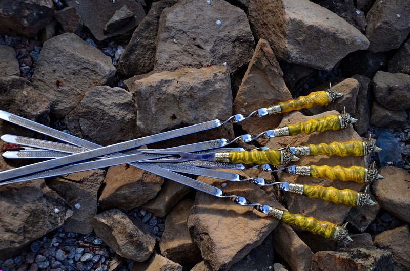 Набір шампурів Рудий лис Набір шампурів Рудий лис