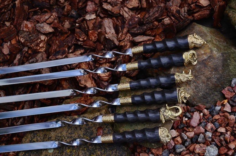 Набір шампурів у сагайдаку Сафарі Набір шампурів у сагайдаку Сафарі