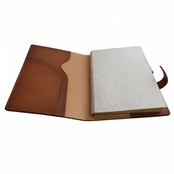 Шкіряний щоденник Троянди, коричневий Шкіряний щоденник Троянди, коричневий