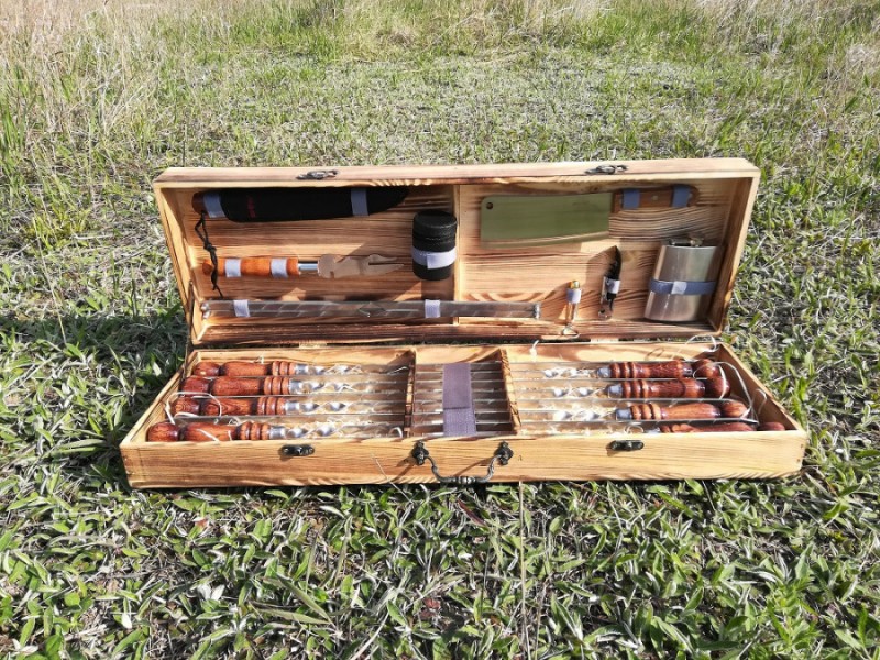 НАБОР ШАМПУРОВ ДЛЯ ЛЮЛЯ-КЕБАБ VIP НАБОР ИЗ 8 АКСЕССУАРОВ В ДЕРЕВЯННОМ КЕЙСЕ НАБОР ШАМПУРОВ ДЛЯ ЛЮЛЯ-КЕБАБ VIP НАБОР ИЗ 8 АКСЕССУАРОВ В ДЕРЕВЯННОМ КЕЙСЕ