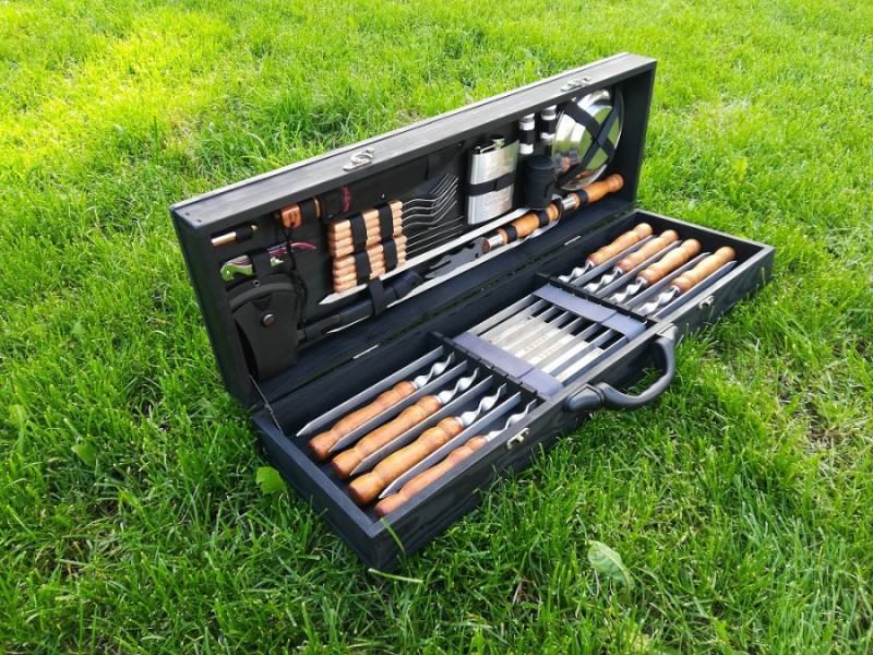 НАБОР ШАМПУРОВ ДЛЯ МЯСА MASTER LUX В ДЕРЕВЯННОМ КЕЙСЕ НАБОР ШАМПУРОВ ДЛЯ МЯСА MASTER LUX В ДЕРЕВЯННОМ КЕЙСЕ