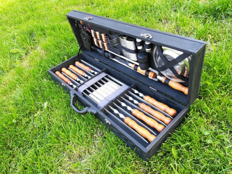 НАБОР ШАМПУРОВ ДЛЯ МЯСА MASTER LUX В ДЕРЕВЯННОМ КЕЙСЕ НАБОР ШАМПУРОВ ДЛЯ МЯСА MASTER LUX В ДЕРЕВЯННОМ КЕЙСЕ