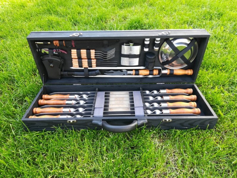 НАБОР ШАМПУРОВ ДЛЯ ЛЮЛЯ-КЕБАБ LUX КОМПЛЕКТ АКСЕССУАРОВ В ДЕРЕВЯННОМ КЕЙСЕ НАБОР ШАМПУРОВ ДЛЯ ЛЮЛЯ-КЕБАБ LUX КОМПЛЕКТ АКСЕССУАРОВ В ДЕРЕВЯННОМ КЕЙСЕ