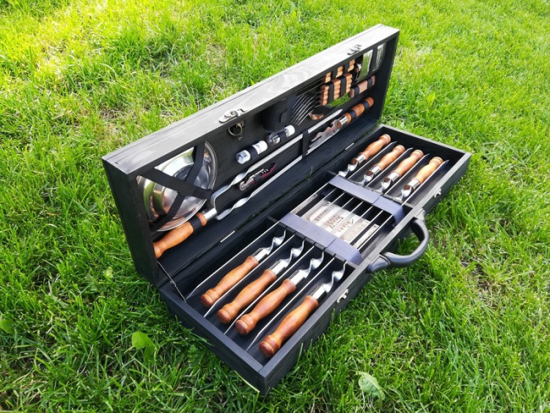 НАБОР ШАМПУРОВ ДЛЯ ЛЮЛЯ-КЕБАБ LUX В ПОДАРОЧНОМ КЕЙСЕ НАБОР ШАМПУРОВ ДЛЯ ЛЮЛЯ-КЕБАБ LUX В ПОДАРОЧНОМ КЕЙСЕ