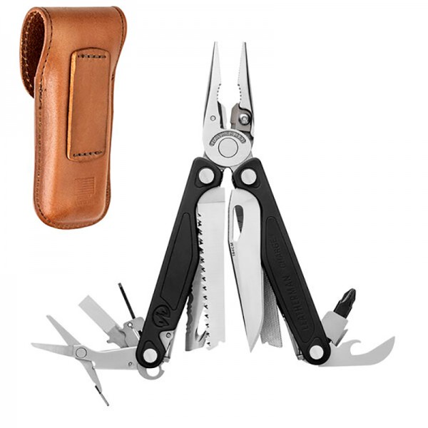 Мультиинструмент LEATHERMAN CHARGE PLUS, кожаный чехол, картонная коробка, метрические биты Мультиинструмент LEATHERMAN CHARGE PLUS, кожаный чехол, картонная коробка, метрические биты