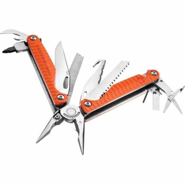 Мультитул LEATHERMAN CHARGE PLUS ORANGE, синтетический чехол, картонная коробка, метрические биты Мультитул LEATHERMAN CHARGE PLUS ORANGE, синтетический чехол, картонная коробка, метрические биты