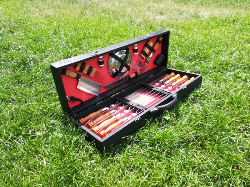 НАБОР ШАМПУРОВ ДЛЯ ЛЮЛЯ-КЕБАБ "LUX" И КОМПЛЕКТ АКСЕССУАРОВ В КЕЙСЕ НАБОР ШАМПУРОВ ДЛЯ ЛЮЛЯ-КЕБАБ "LUX" И КОМПЛЕКТ АКСЕССУАРОВ В КЕЙСЕ