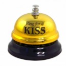 Звонок настольный KISS (золото)