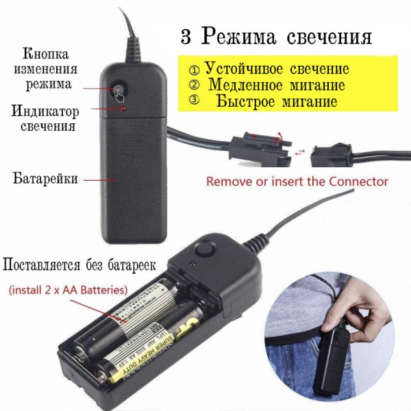 Маска Судная ночь неоновая (синяя) Маска Судная ночь неоновая (синяя)