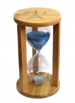 Песочные часы 60 минут  голубой цвет 