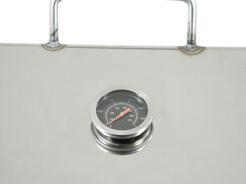 Коптильня ROYAL SMOKING із нержавіючої сталі 2 мм термометр у комплекті Коптильня ROYAL SMOKING із нержавіючої сталі 2 мм термометр у комплекті