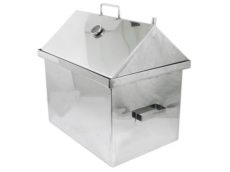 Коптильня ROYAL SMOKING із нержавіючої сталі 2 мм термометр у комплекті Коптильня ROYAL SMOKING із нержавіючої сталі 2 мм термометр у комплекті