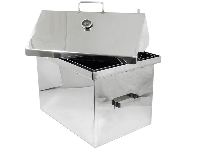 Коптильня ROYAL SMOKING із нержавіючої сталі 2 мм термометр у комплекті Коптильня ROYAL SMOKING із нержавіючої сталі 2 мм термометр у комплекті